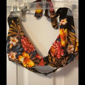 Tropical Bikini Top. Medium